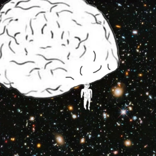 Galaxy brain drawing Cali Pack 3 sticker — Sticker Packs meme