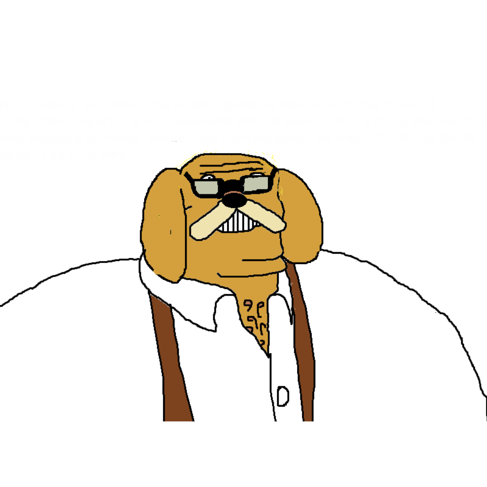 Cartoon man dog suit — Reaction meme