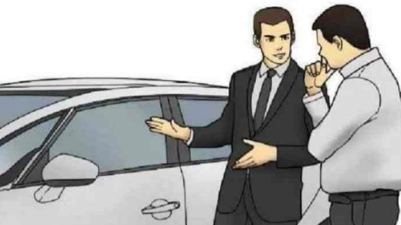 Car Salesman Slaps Roof Of Car meme template — Templates meme
