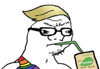 Grug soy boy combover — Grug meme