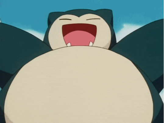 Snorlax Excited — Reaction meme