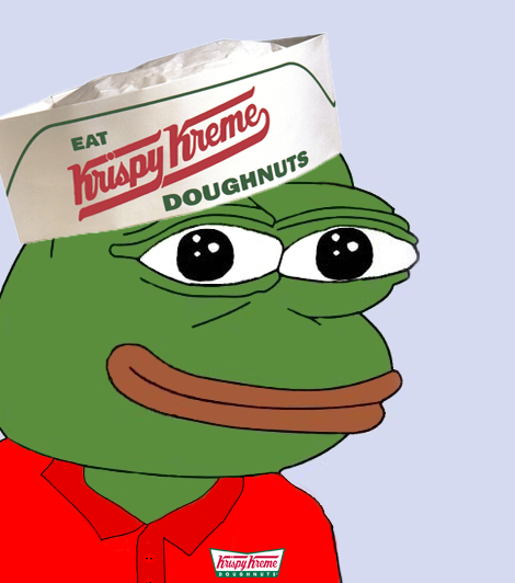 Pepe krispy kreme cook — Pepe meme