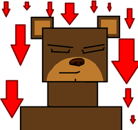 Bobo squared down arrows — Bobo meme