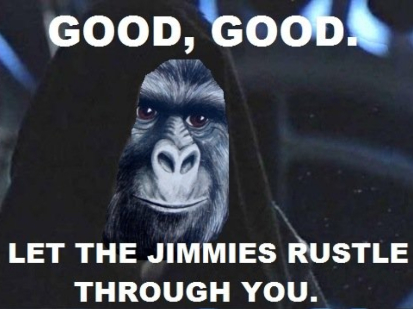 Palpatine jimmies rustled — Reaction meme