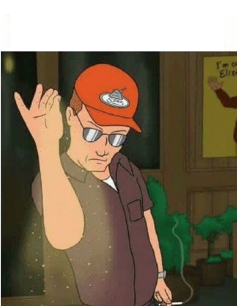 Dale king of hill salt bae meme template — Reaction meme