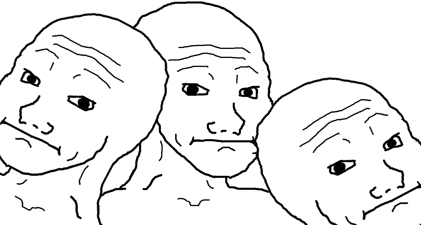 Wojak jim faces — Wojak meme