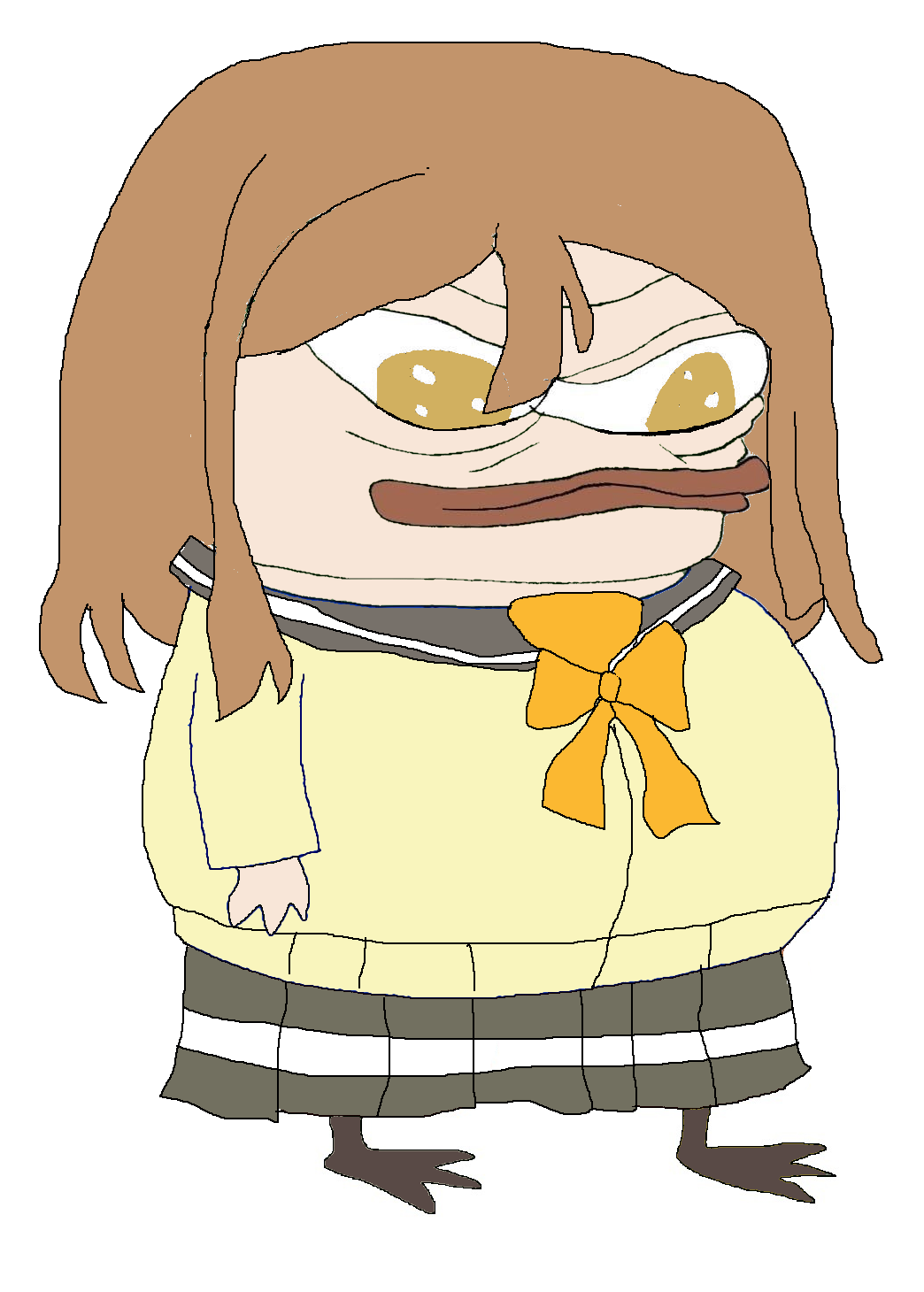 Pepe anime girl character — Pepe meme