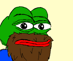 Pepe thick beard — Pepe meme