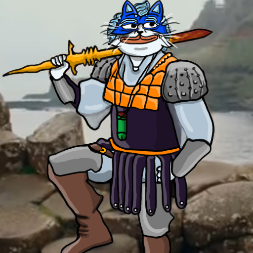 Toshi cat big armor — $TOSHI meme