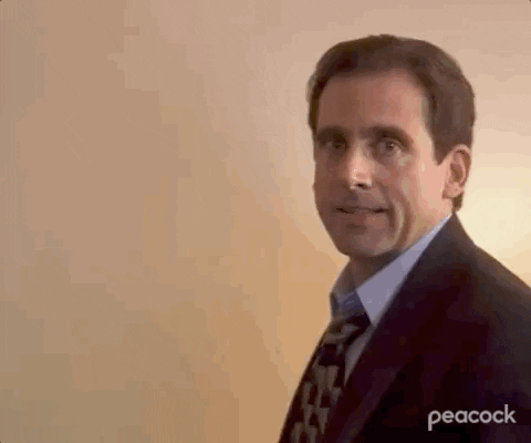 Steve Carell Raise Eyebrows — Reaction meme