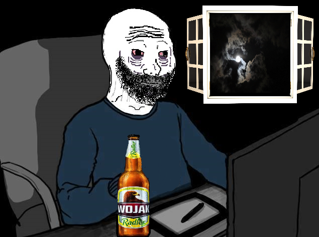 Wojak stage 3.5 doomer — Wojak meme