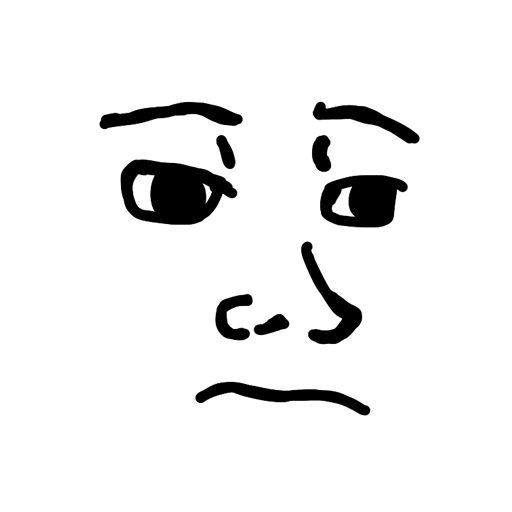 Wojak sad face full square — Wojak meme