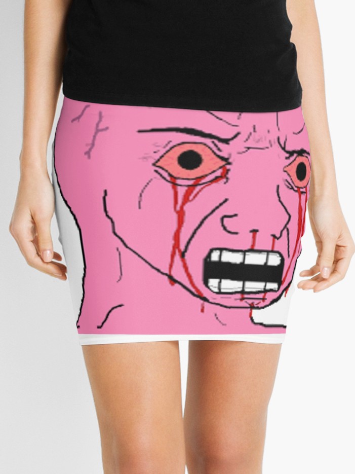 Pink wojak skirt — Wojak meme
