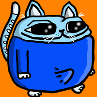Toshi cat excited — $TOSHI meme