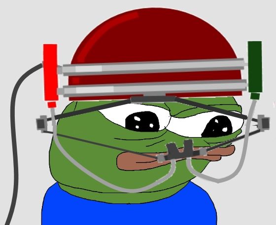 Pepe drinking hat — Pepe meme