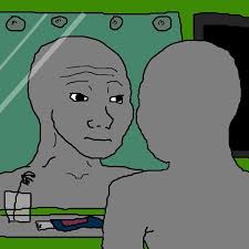 Wojak npc mirror — Wojak meme