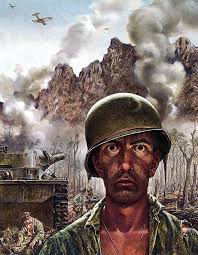 Thousand Yard Stare meme template — Templates meme
