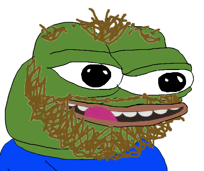 Pepe coomer beard — Pepe meme