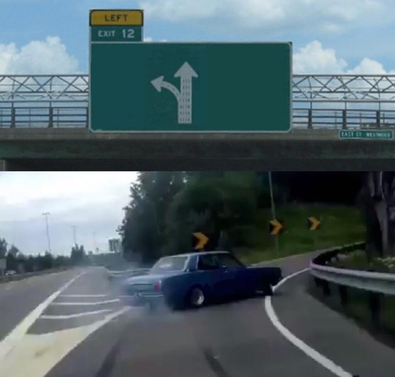 Car Drift Meme meme template — Templates meme