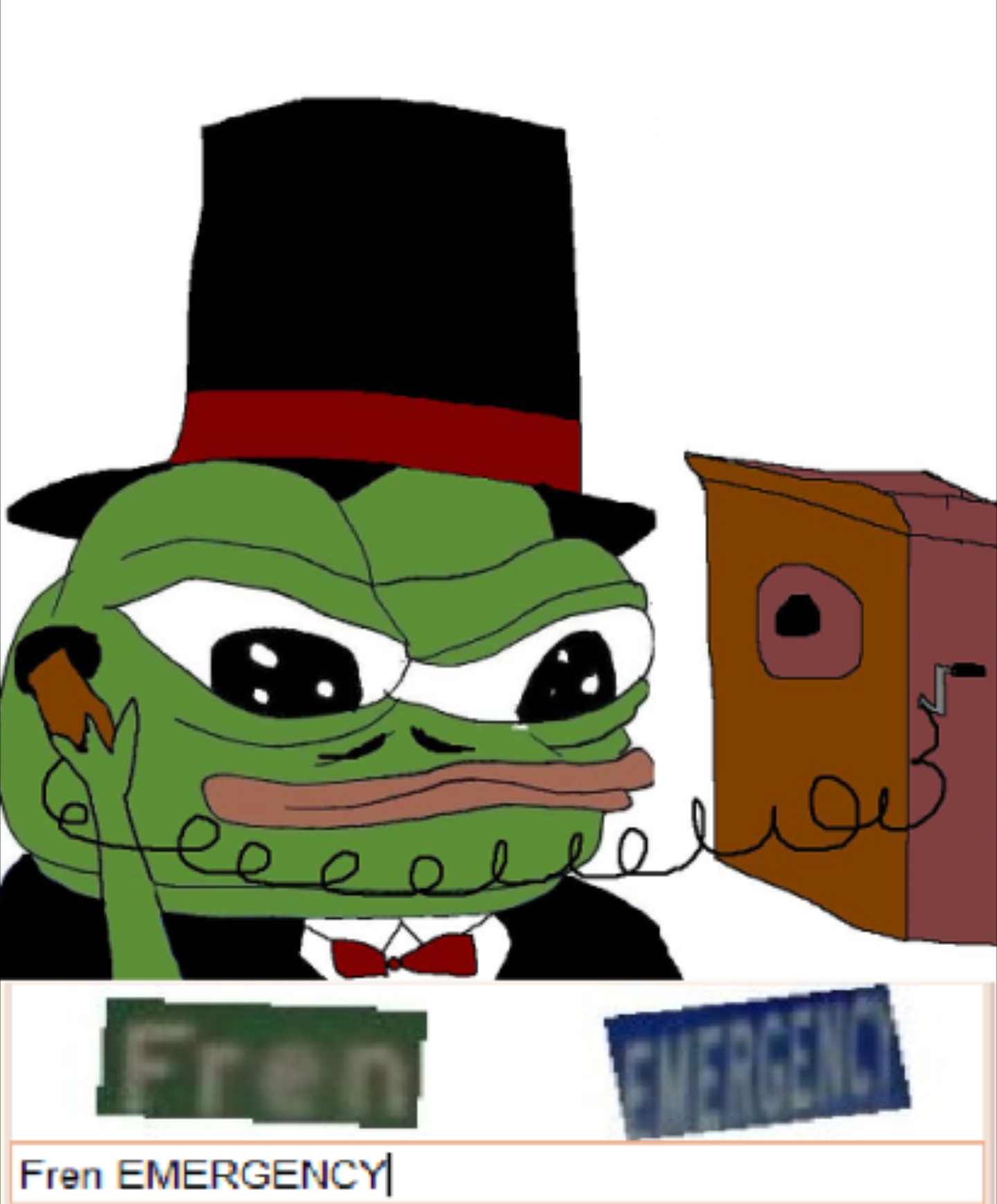 Pepe fren emergency — Pepe meme