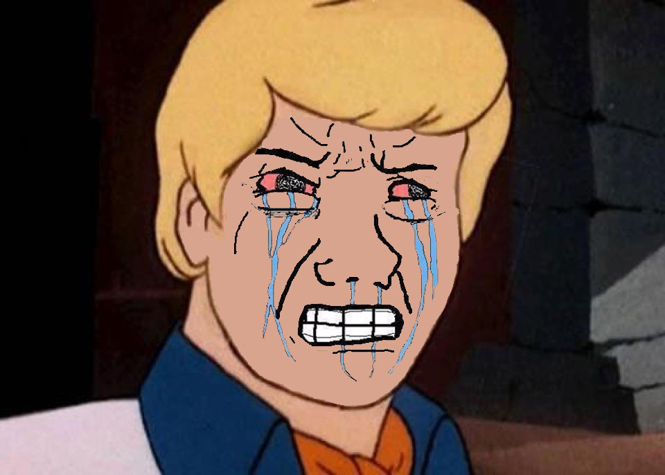 Crying fred scooby doo — Reaction meme