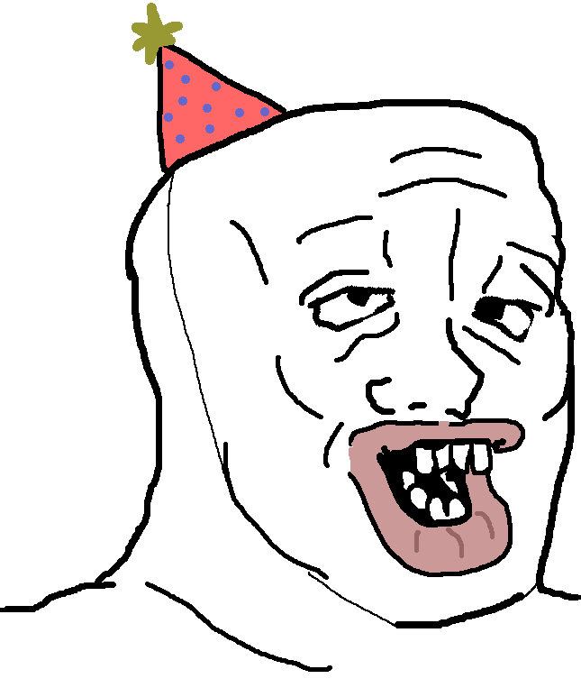 Brainlet birthday hat — Brainlet meme