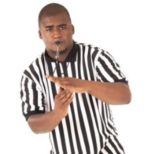 Referee stop signal Cali Pack 3 sticker — Sticker Packs meme