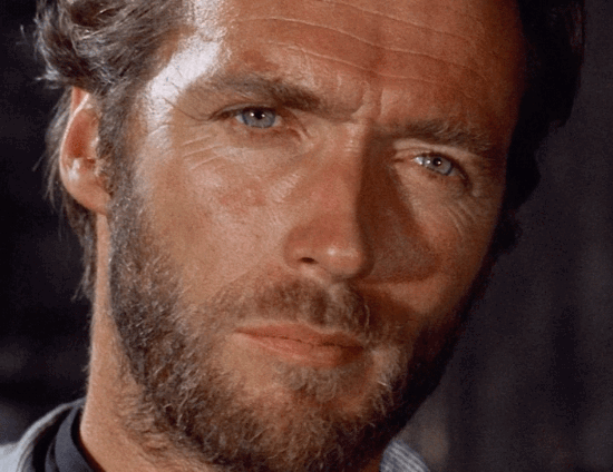 The Man with No Name Intense Stare (Piercing Blue Eyes) — Reaction meme