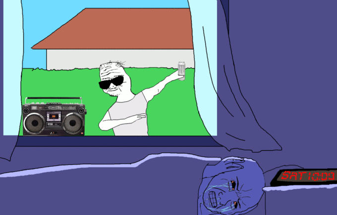 Boomer morning dabbing — Boomer meme