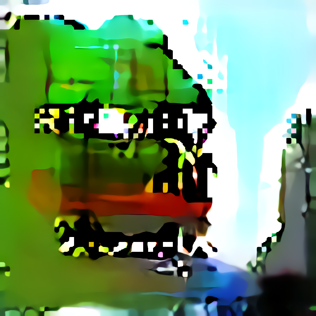 Pepe distorted glitch — Pepe meme