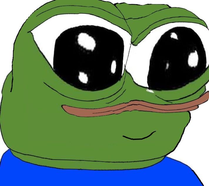 Pepe big head big eyes fat face — Pepe meme