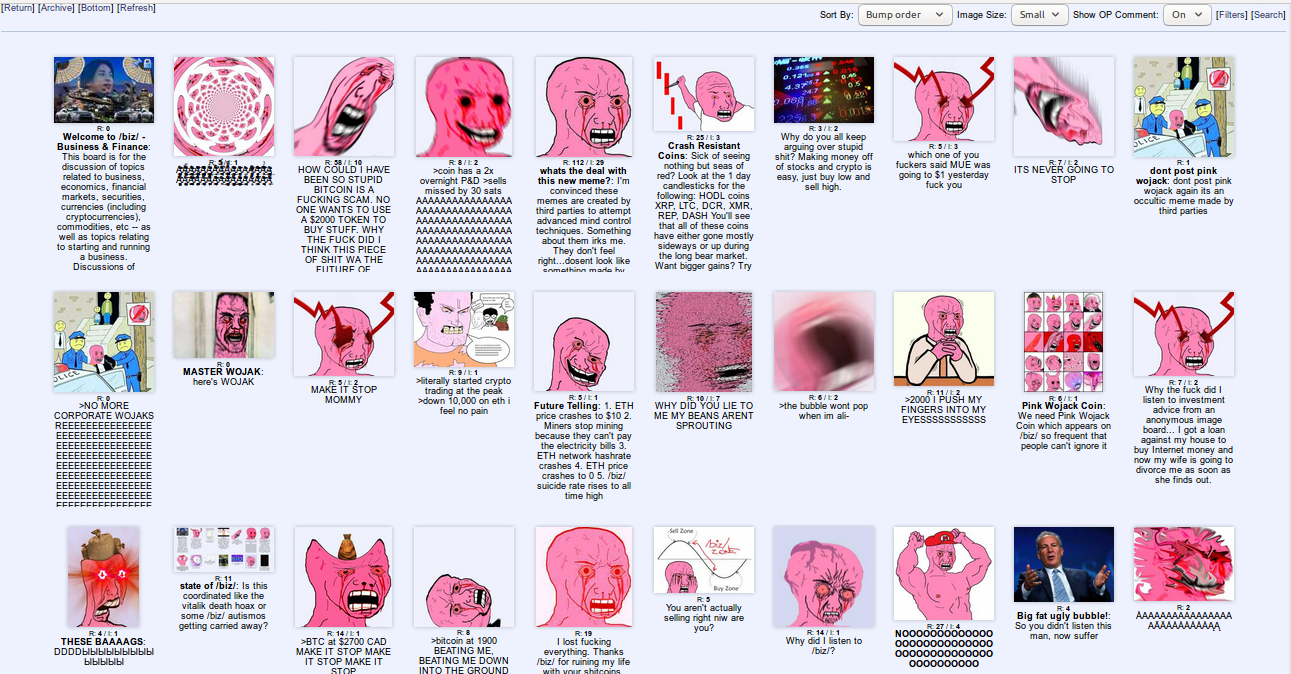 Pink wojaks of biz 3 — Wojak meme