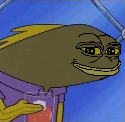 Spongebob fish smug — Reaction meme