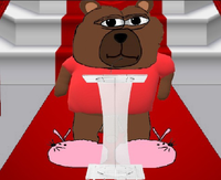 Bobo in slipper making announcement — Bobo meme