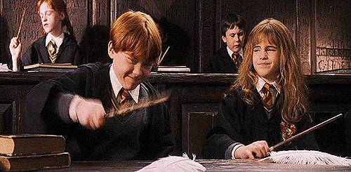 Ron Weasley Waving Wand — Reaction meme