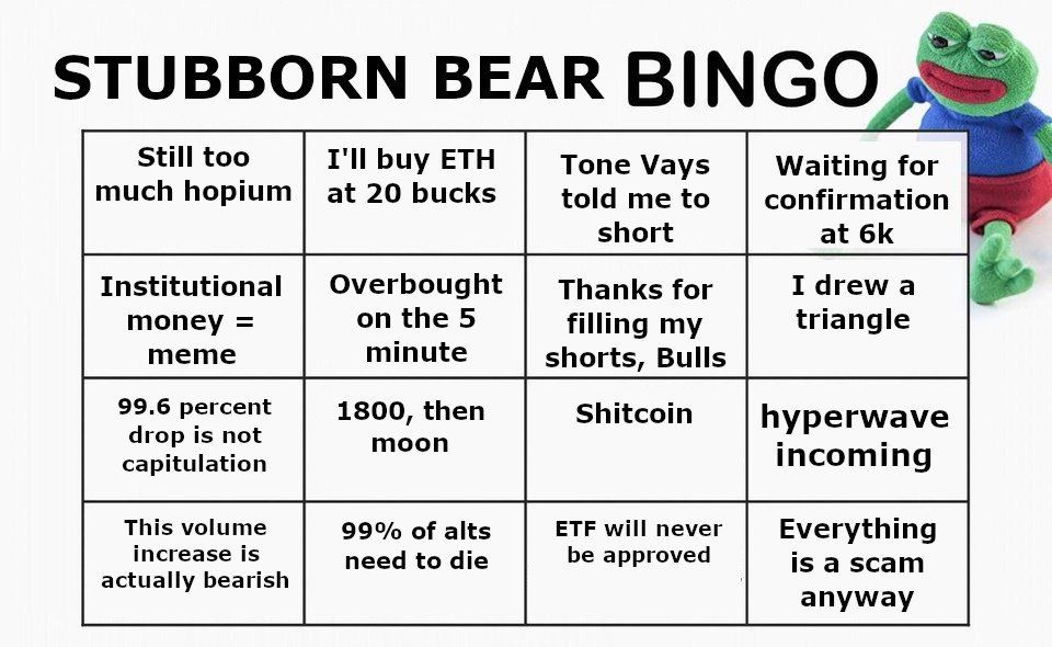 Pepe plush bear bingo — Pepe meme