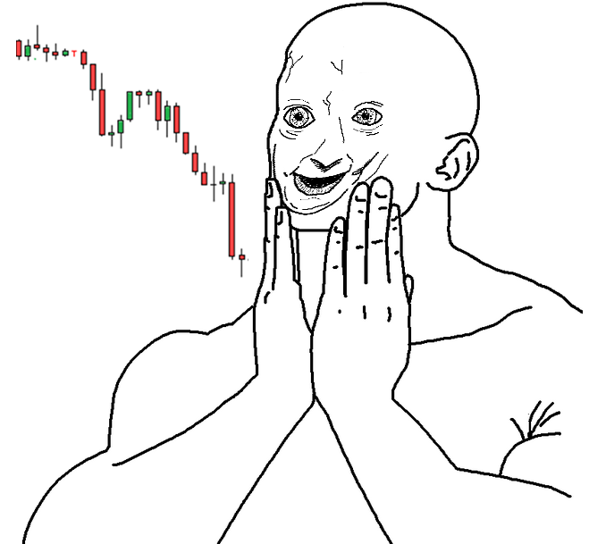 Wojak feels bad candlestick — Wojak meme