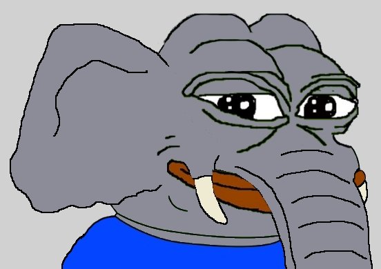 Pepe elephant — Pepe meme