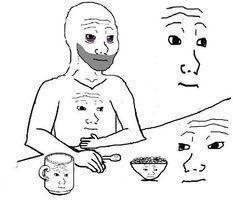 Wojak feels faces everywhere — Wojak meme