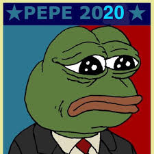 Pepe sad 2020 presidential poster — Pepe meme