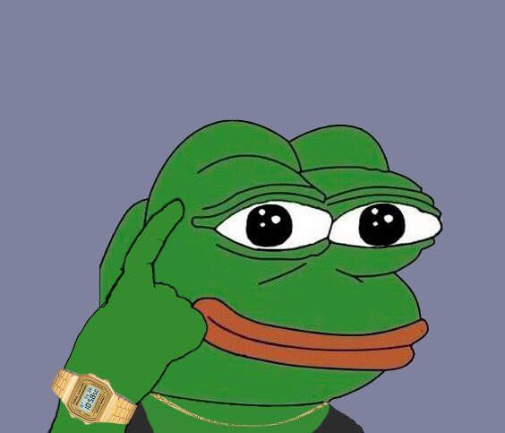 Pepe taps head — Pepe meme