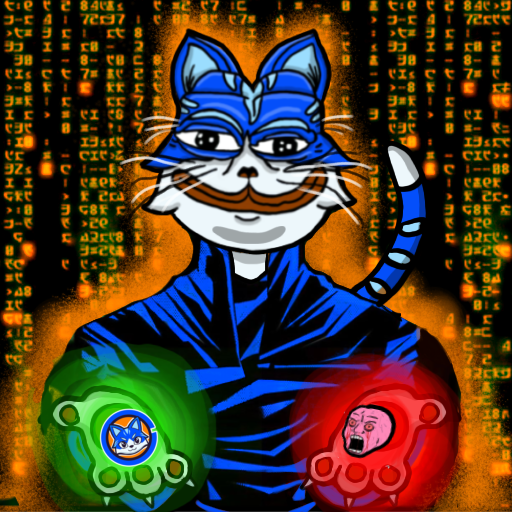 Toshi cat morpheus pill choice — $TOSHI meme