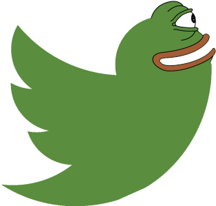Pepe twitter bird logo — Pepe meme