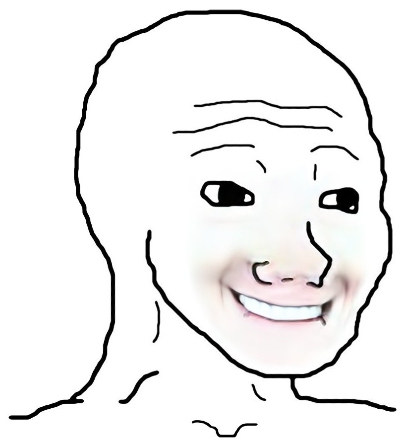 Wojak human smile — Wojak meme