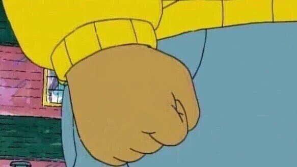 Arthur Fist meme template — Templates meme
