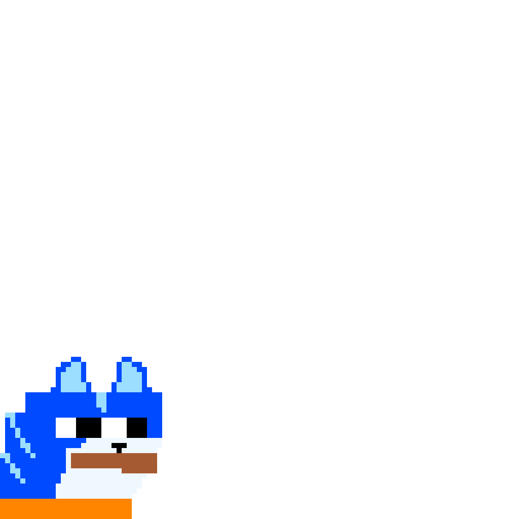 Toshi cat bouncing around screen — $TOSHI meme