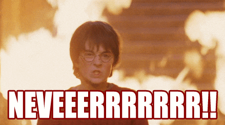 Harry Potter Never — Reaction meme