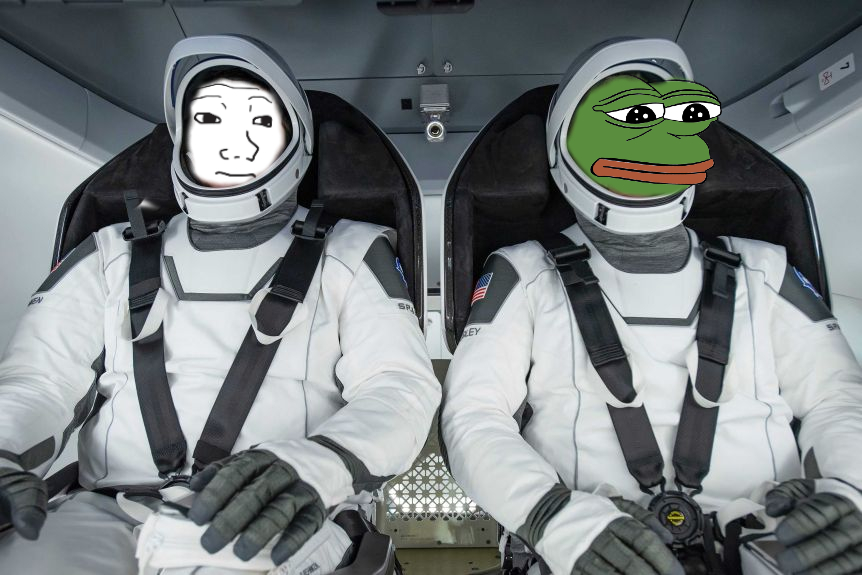 Wojak pepe space x capsule — Wojak meme