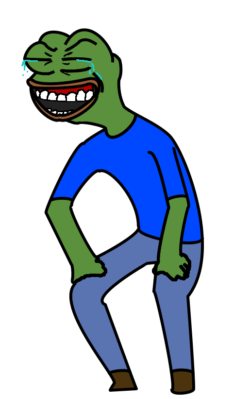 Pepe skinny laughing — Pepe meme