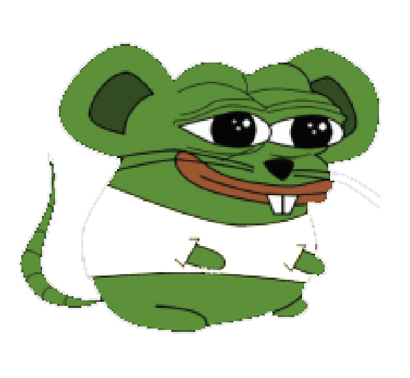 Pepe mouse white — Pepe meme